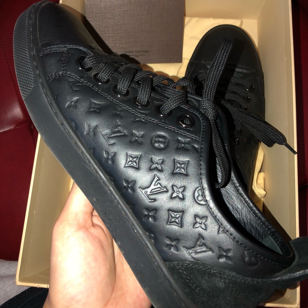 LOUIS VUITTON Monogram Embossed Calfskin